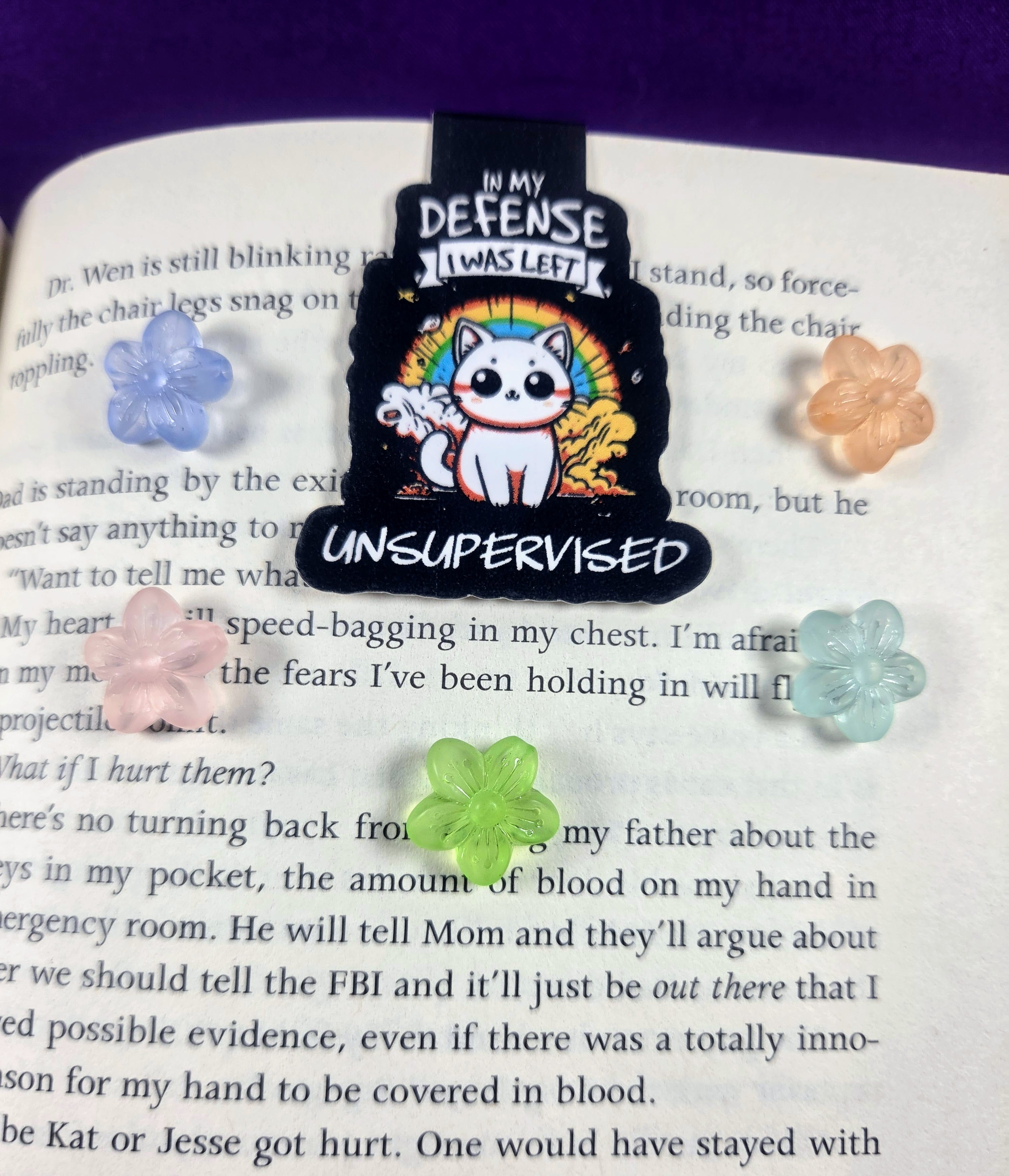 Unsuprovised Chaos Magnetic Bookmark Autumnmist Boutique