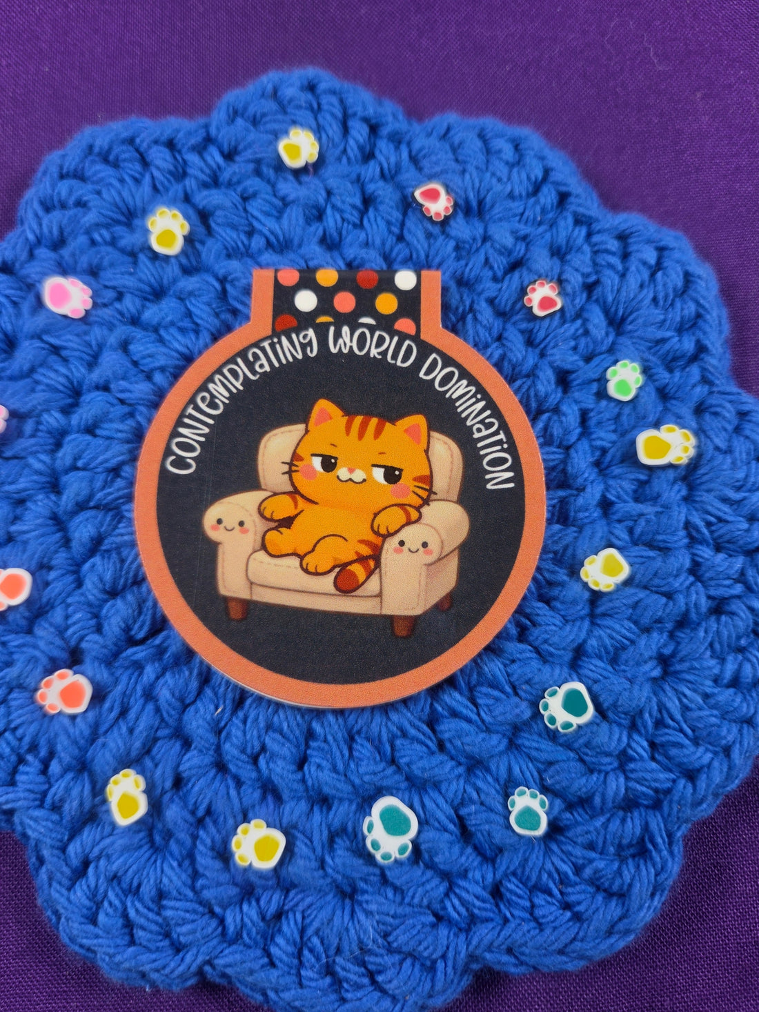 World Domination Magnetic Bookmark Autumnmist Boutique