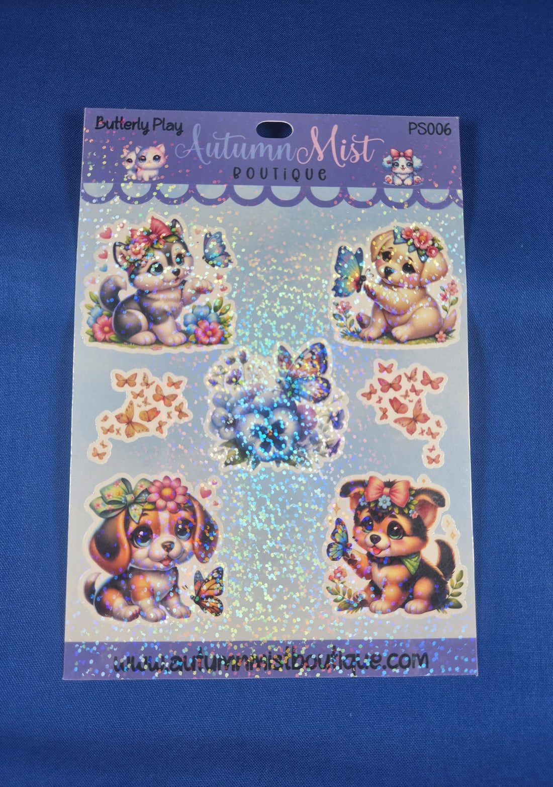 Butterfly Play Vinyl Sticker Sheet Autumnmist Boutique