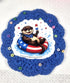 Patriotic River Otter Vinyl Sticker Autumnmist Boutique