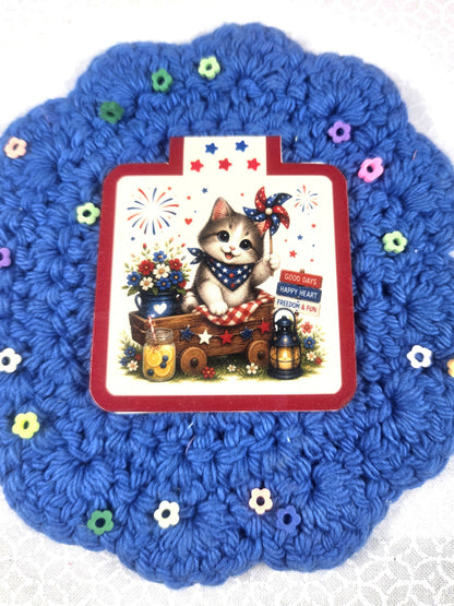 Patriotic Cat Magnetic Bookmark Autumnmist Boutique
