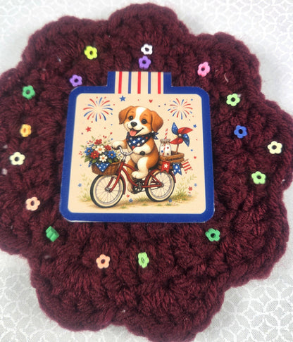 Patriotic Dog Magnetic Bookmark Autumnmist Boutique