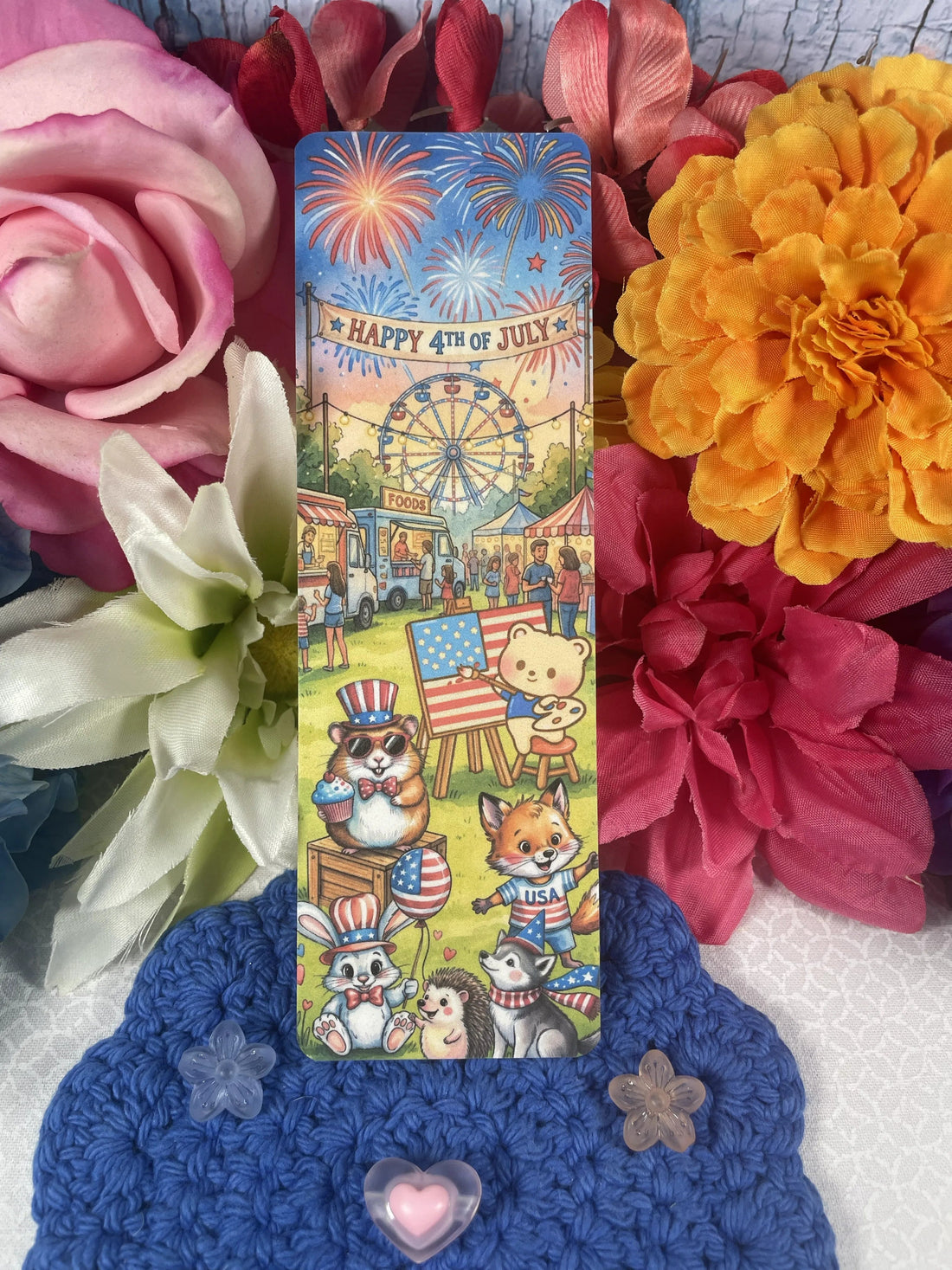 4th of July Jubilee Laminated Bookmark Autumnmist Boutique