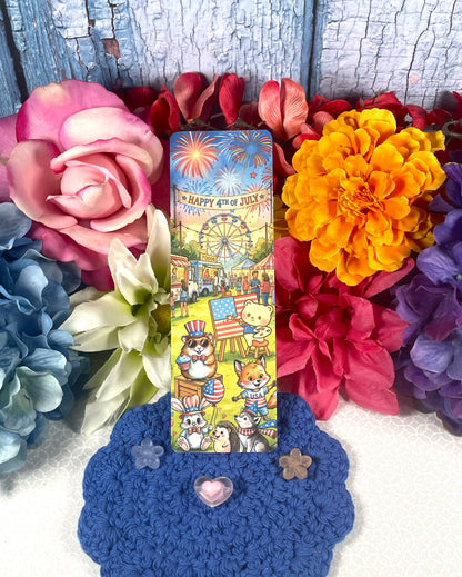 4th of July Jubilee Laminated Bookmark Autumnmist Boutique
