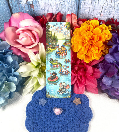 4th of July River Vibes Laminated Bookmark Autumnmist Boutique