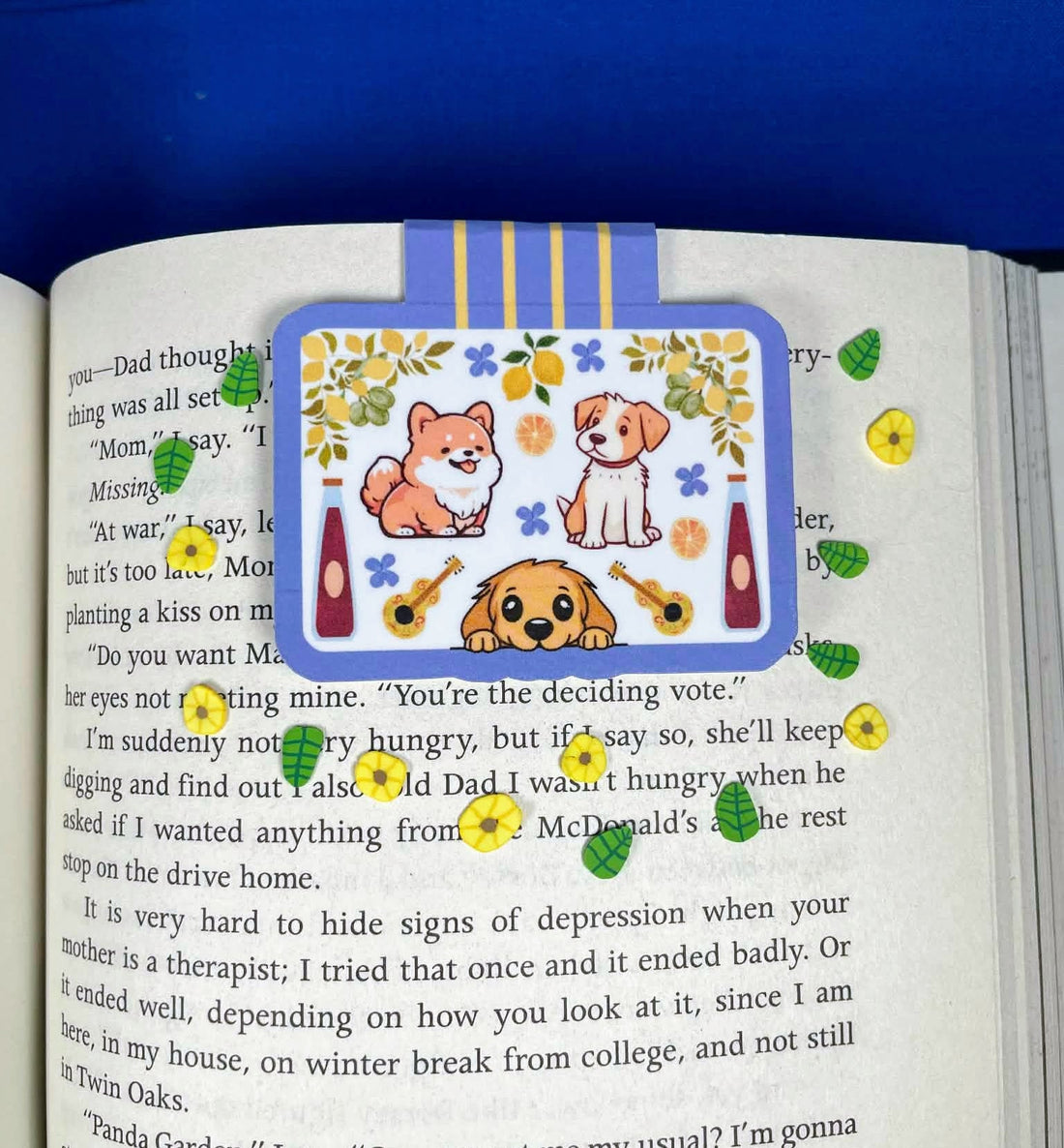 Italian Fun Dogs Magnetic Bookmark Autumnmist Boutique