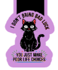No Bad Luck Magnetic Bookmark Autumnmist Boutique