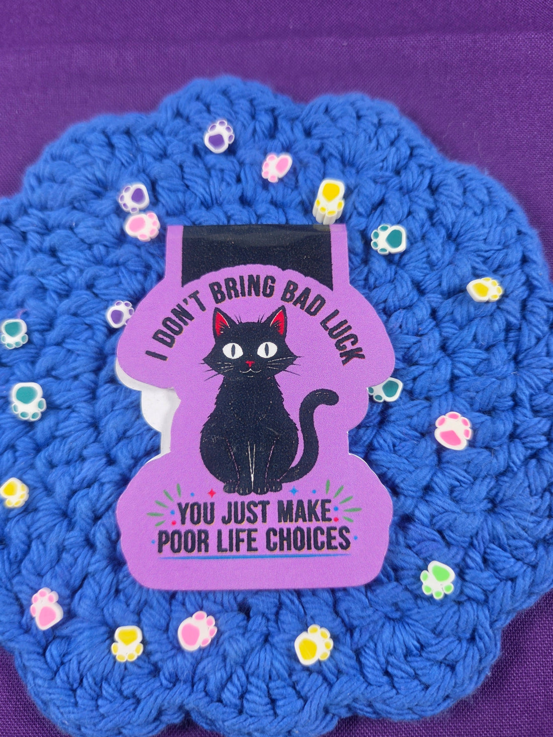No Bad Luck Magnetic Bookmark Autumnmist Boutique