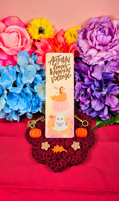 Fall Boo Bookmark