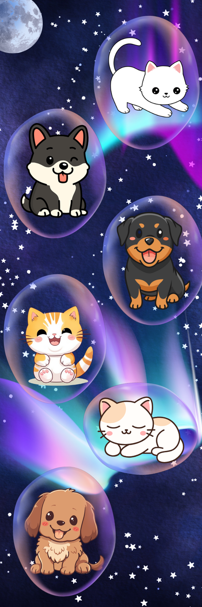 Cosmic Companions Bookmark Autumnmist Boutique