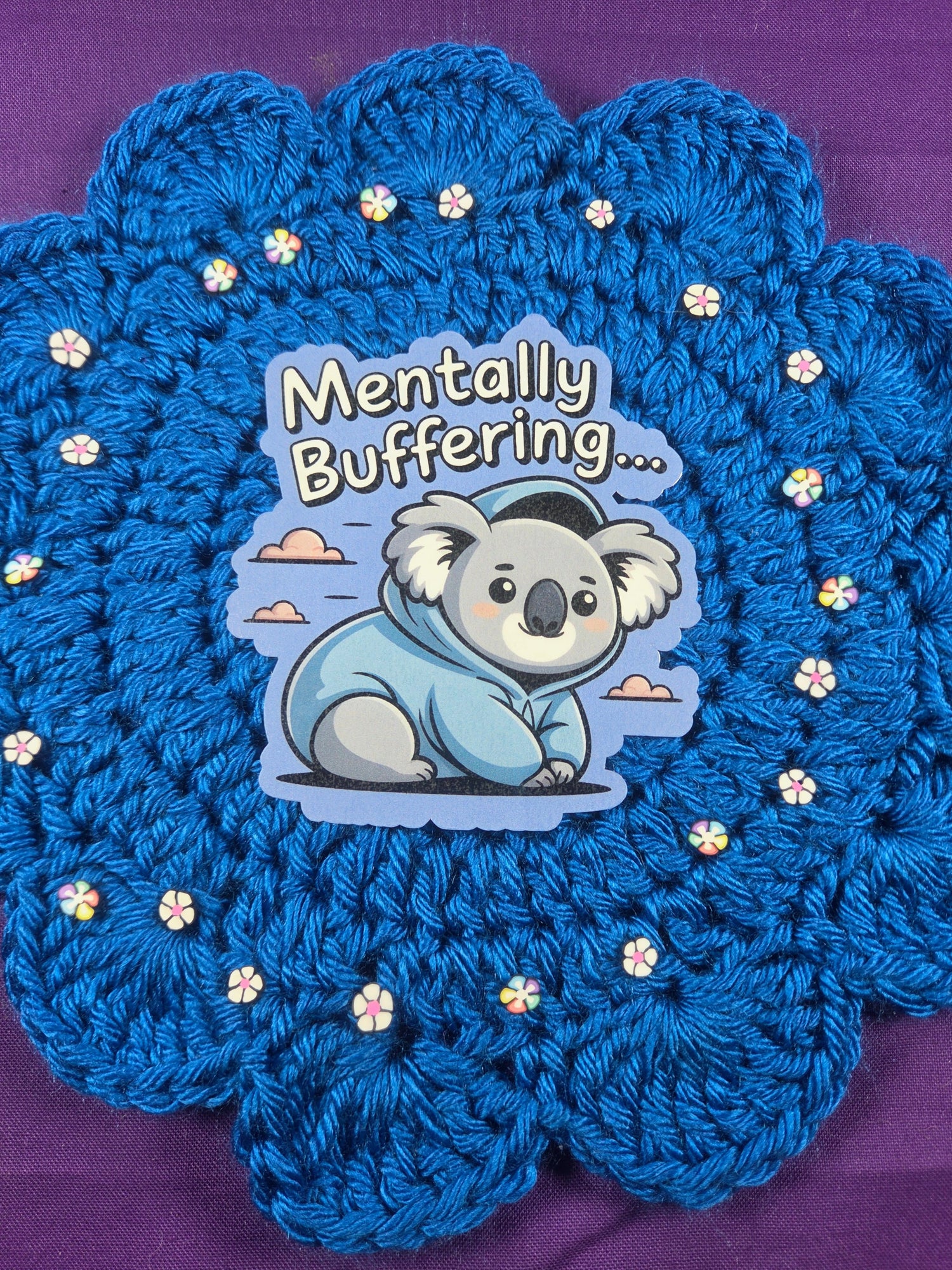 Mentally Buffering Vinyl Sticker Autumnmist Boutique