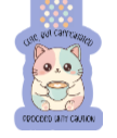 Proceed with Caution Magnetic Bookmark Autumnmist Boutique