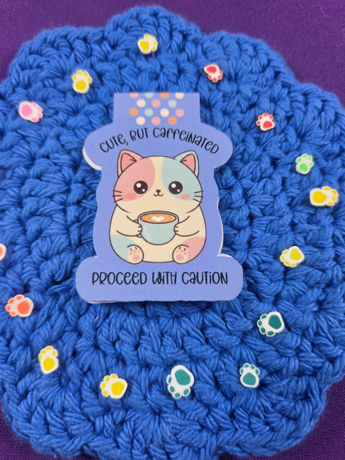 Proceed with Caution Magnetic Bookmark Autumnmist Boutique