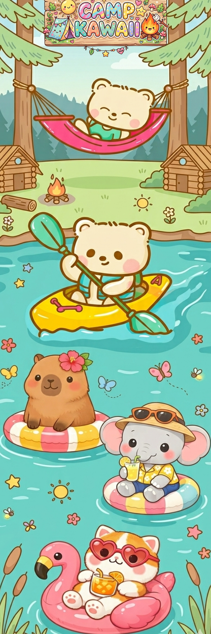 Camp Kawaii Lake Laminated Bookmark Autumnmist Boutique