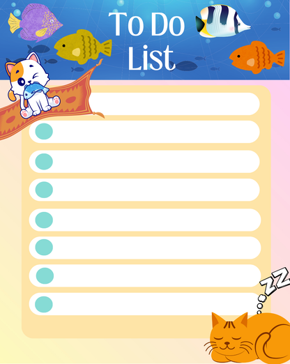 Catfish &amp; Bubbles Notepad