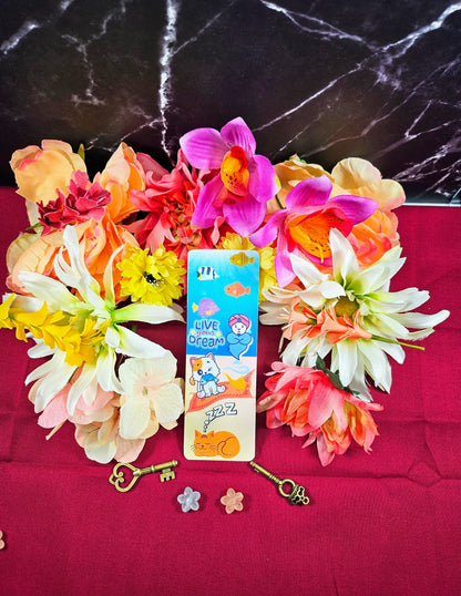 Live Your Dream Genie &amp; Cat Bookmark