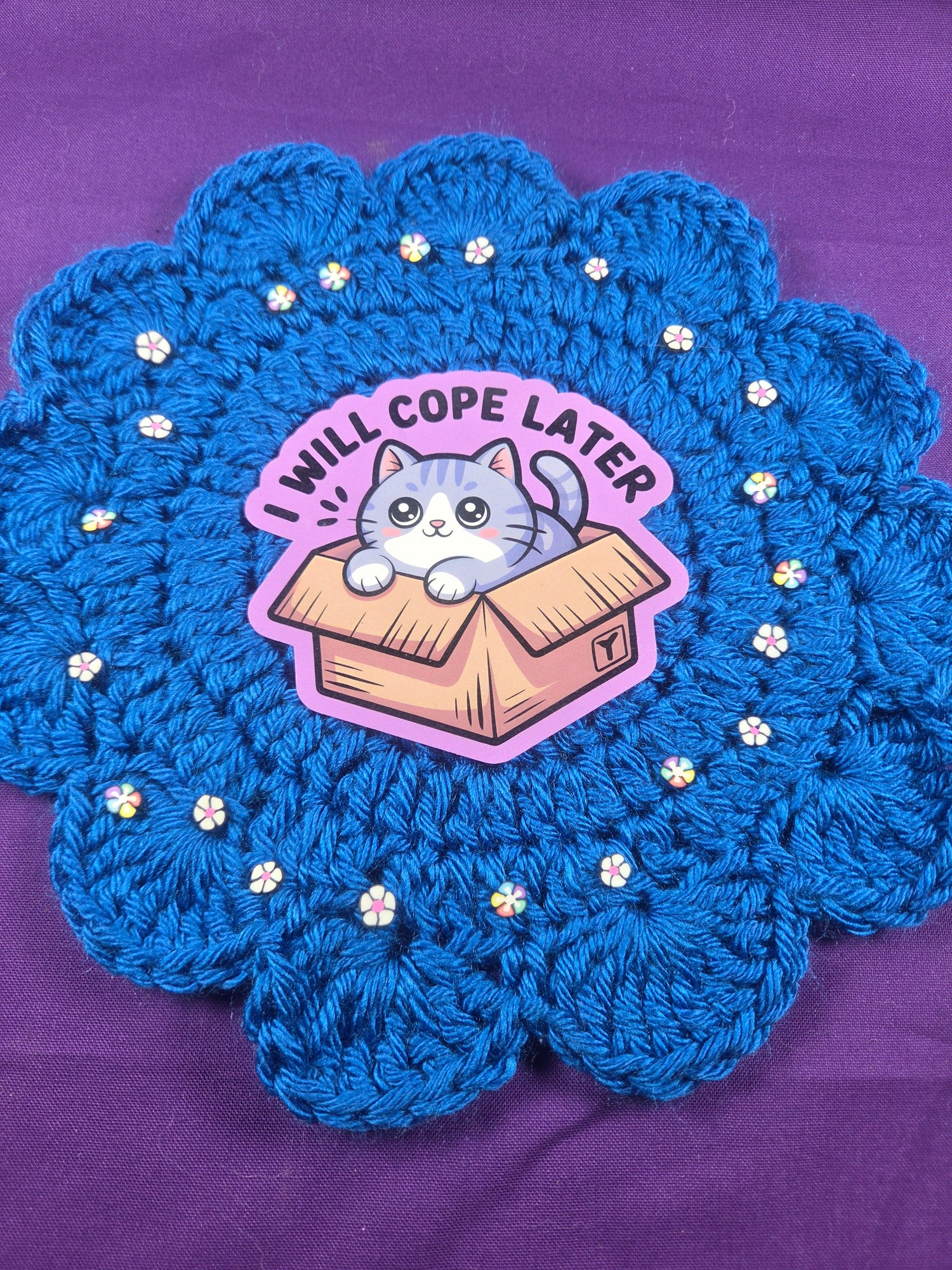 I Will Cope Later Vinyl Sticker Autumnmist Boutique