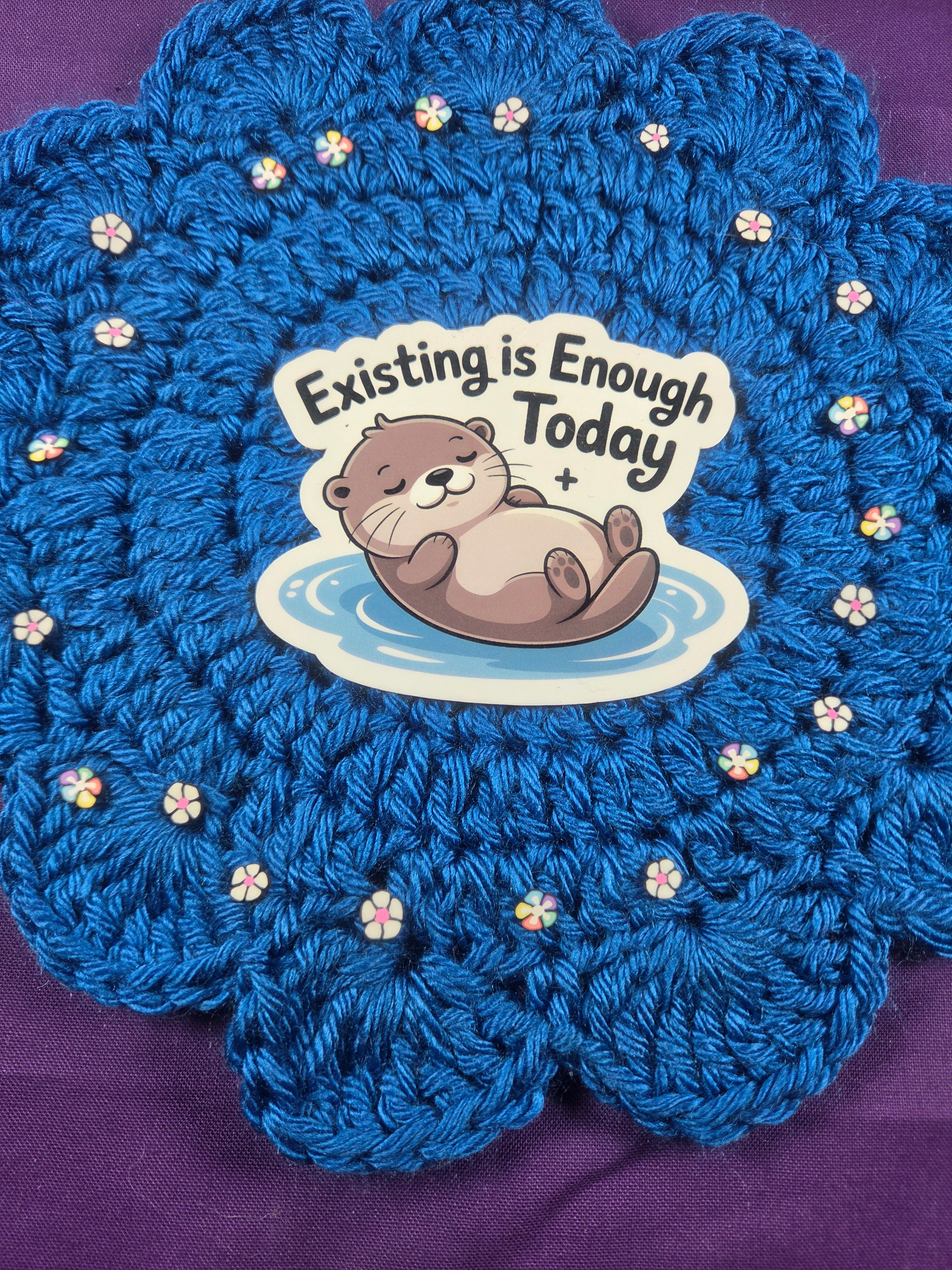 Existing is Enough Today Vinyl Sticker Autumnmist Boutique