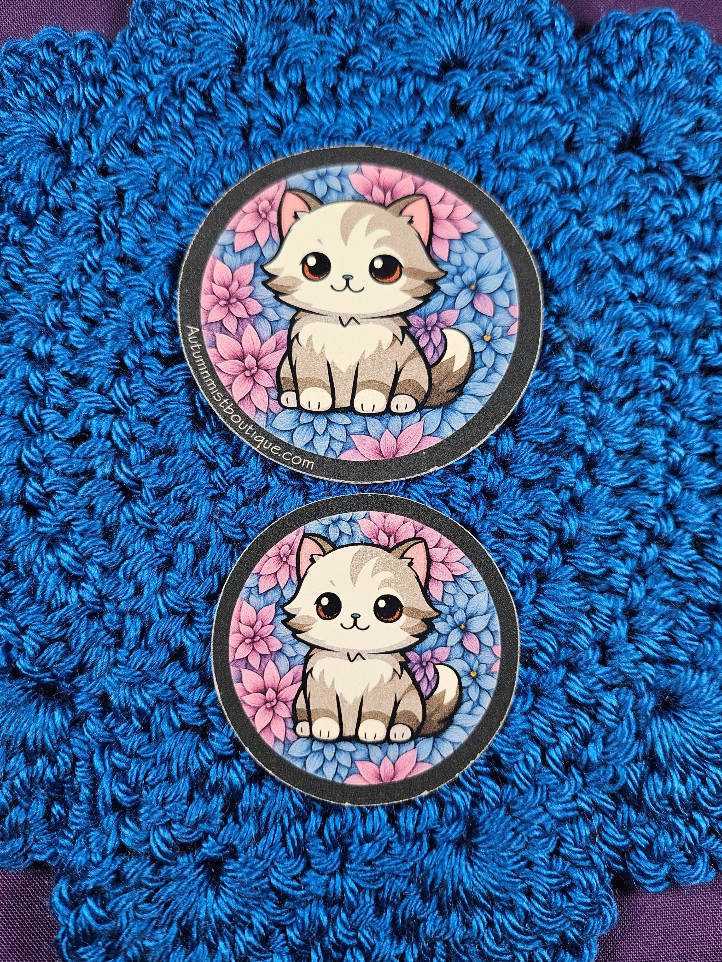 Flowers &amp; Paws Sticker Autumnmist Boutique