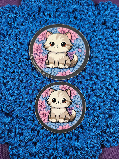Flowers &amp; Paws Sticker Autumnmist Boutique