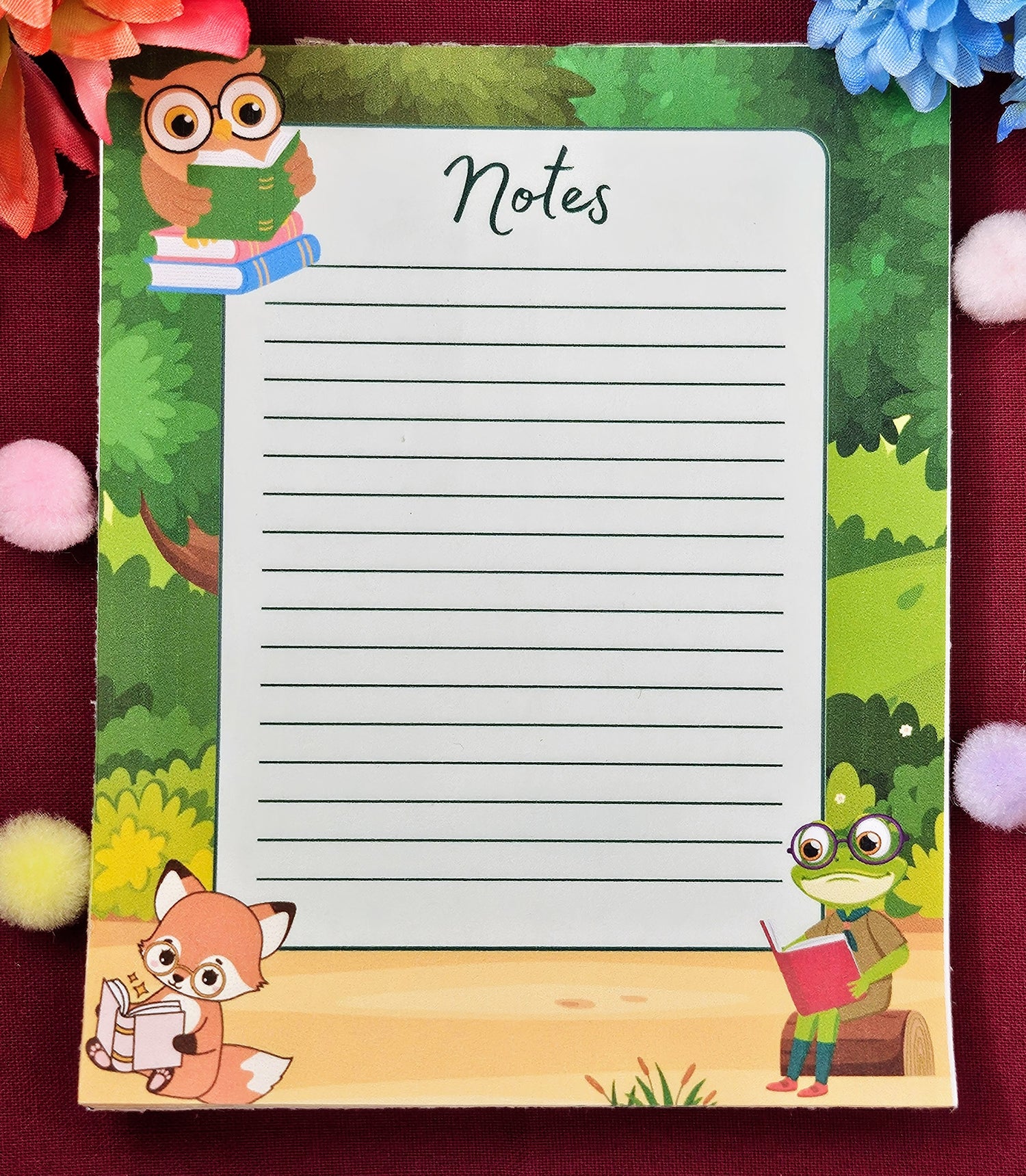 Forest Reading Notepad