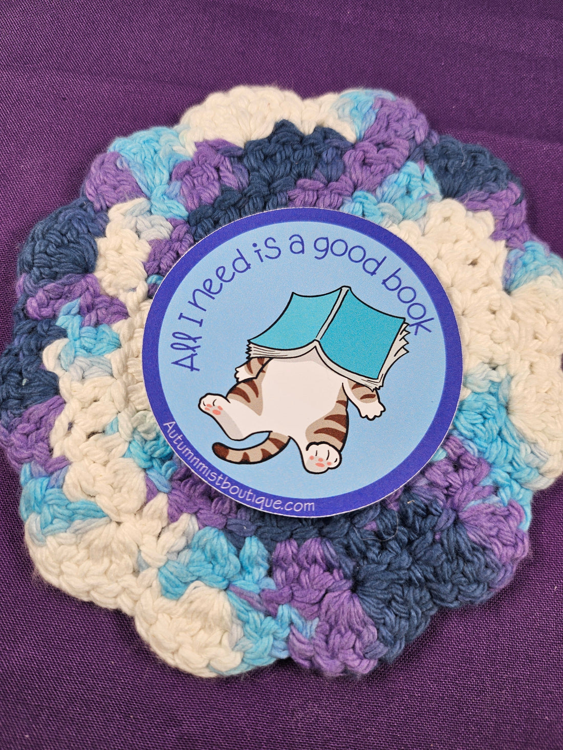 Cozy Reads Sticker Autumnmist Boutique