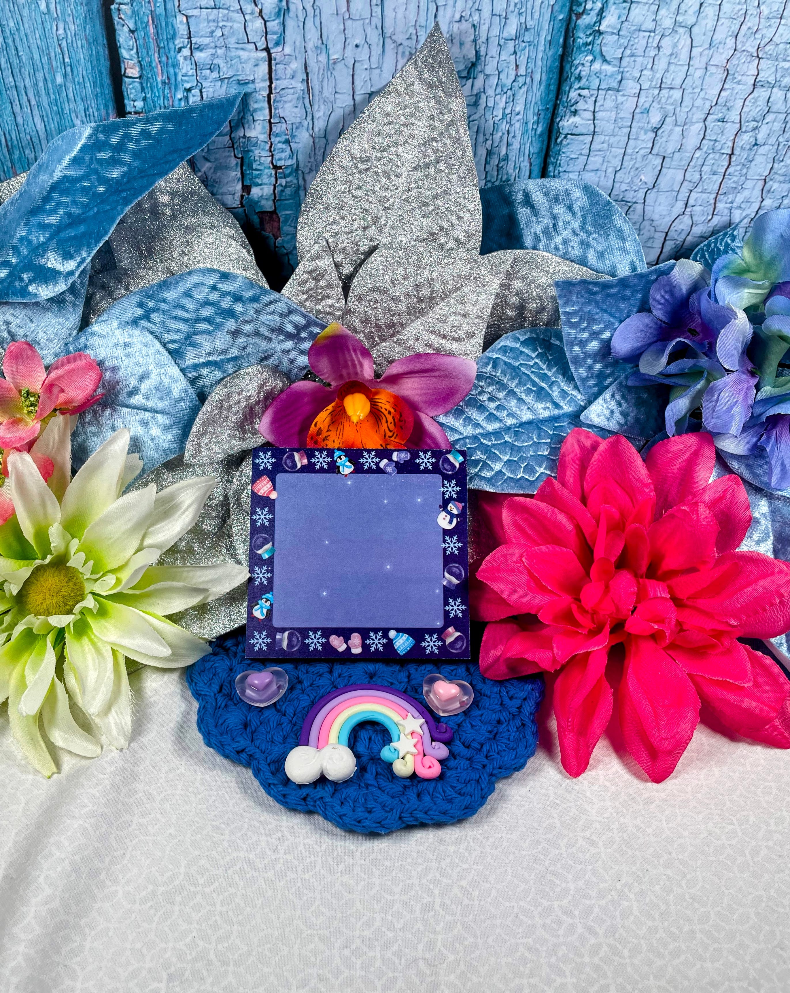 Winter Whimsy Sticky Notes 3" x 3" Autumnmist Boutique