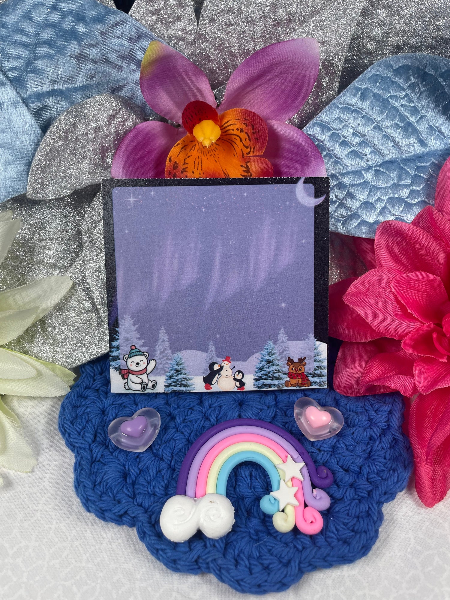 Winter Lights Sticky Notes 3" x 3" Autumnmist Boutique