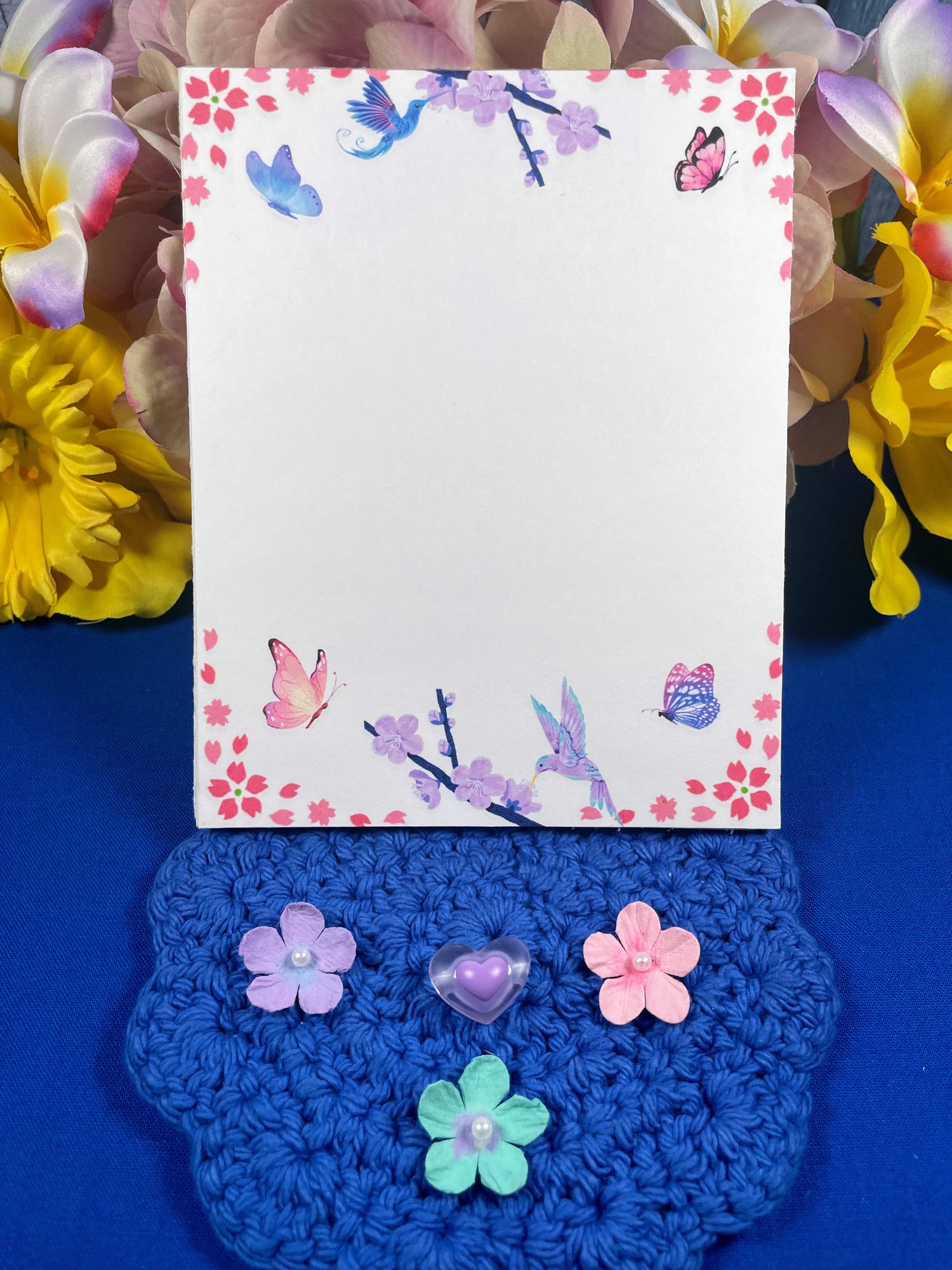 Blossom &amp; Breeze Notepad 4.25" x 5.5" Autumnmist Boutique