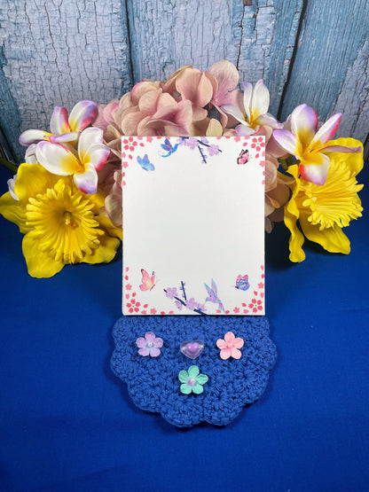 Blossom &amp; Breeze Notepad 4.25" x 5.5" Autumnmist Boutique