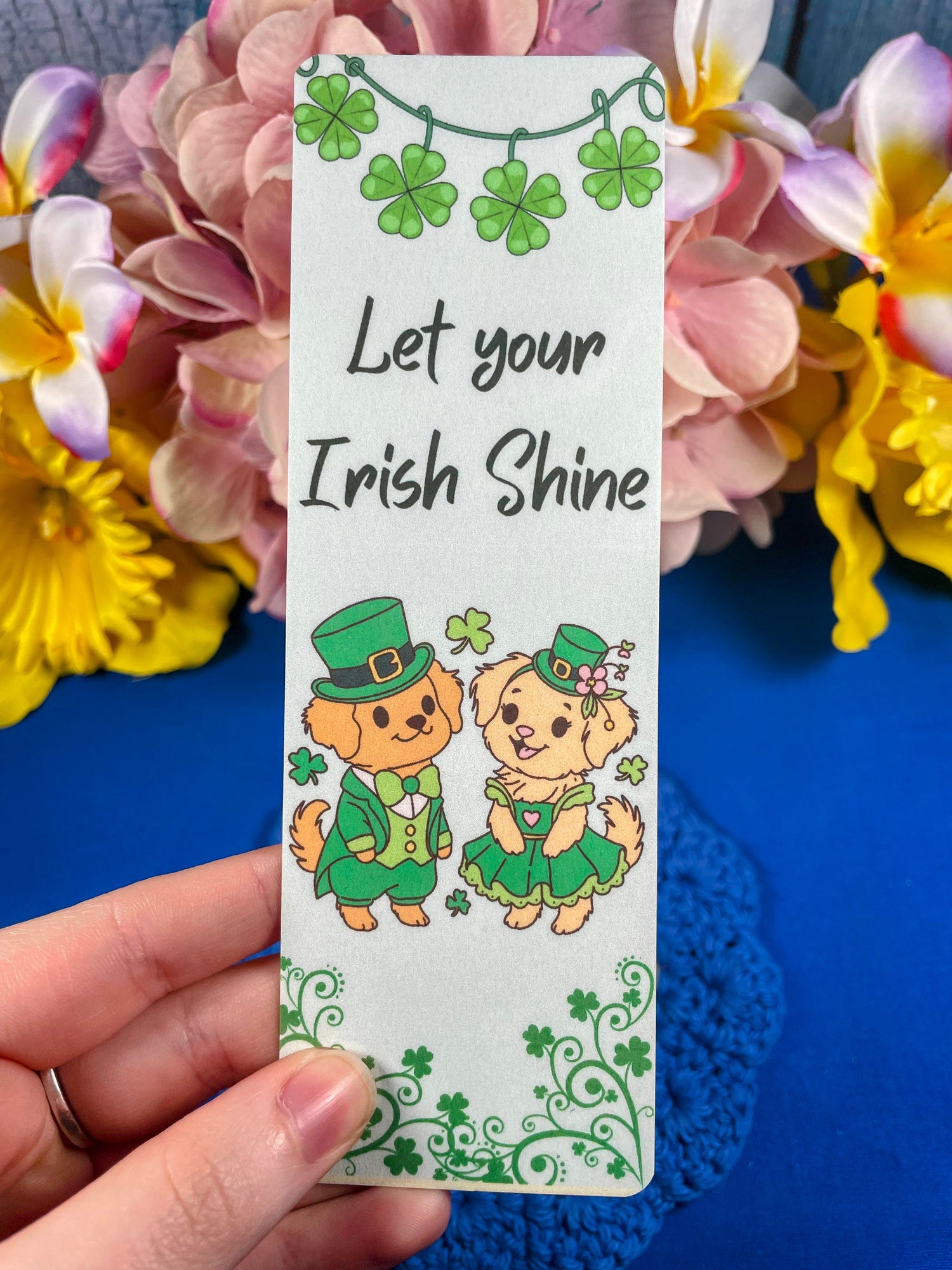 Let Your Irish Shine Laminated Bookmark Autumnmist Boutique