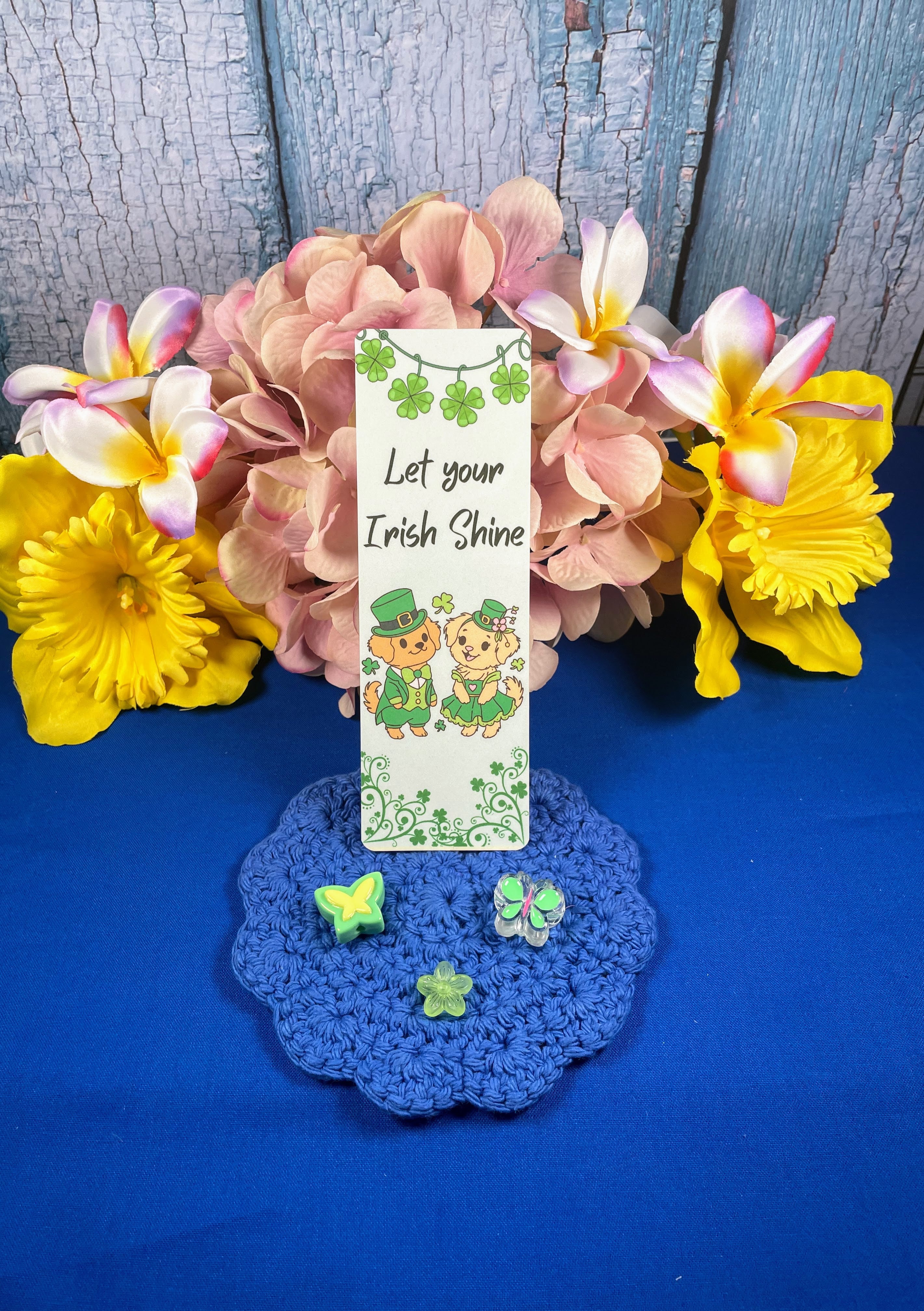 Let Your Irish Shine Laminated Bookmark Autumnmist Boutique