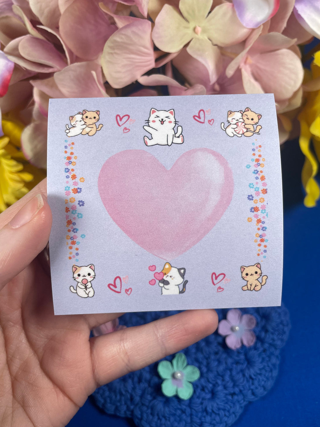 Sweet Paws Parade Sticky Notes 3" x 3" Autumnmist Boutique