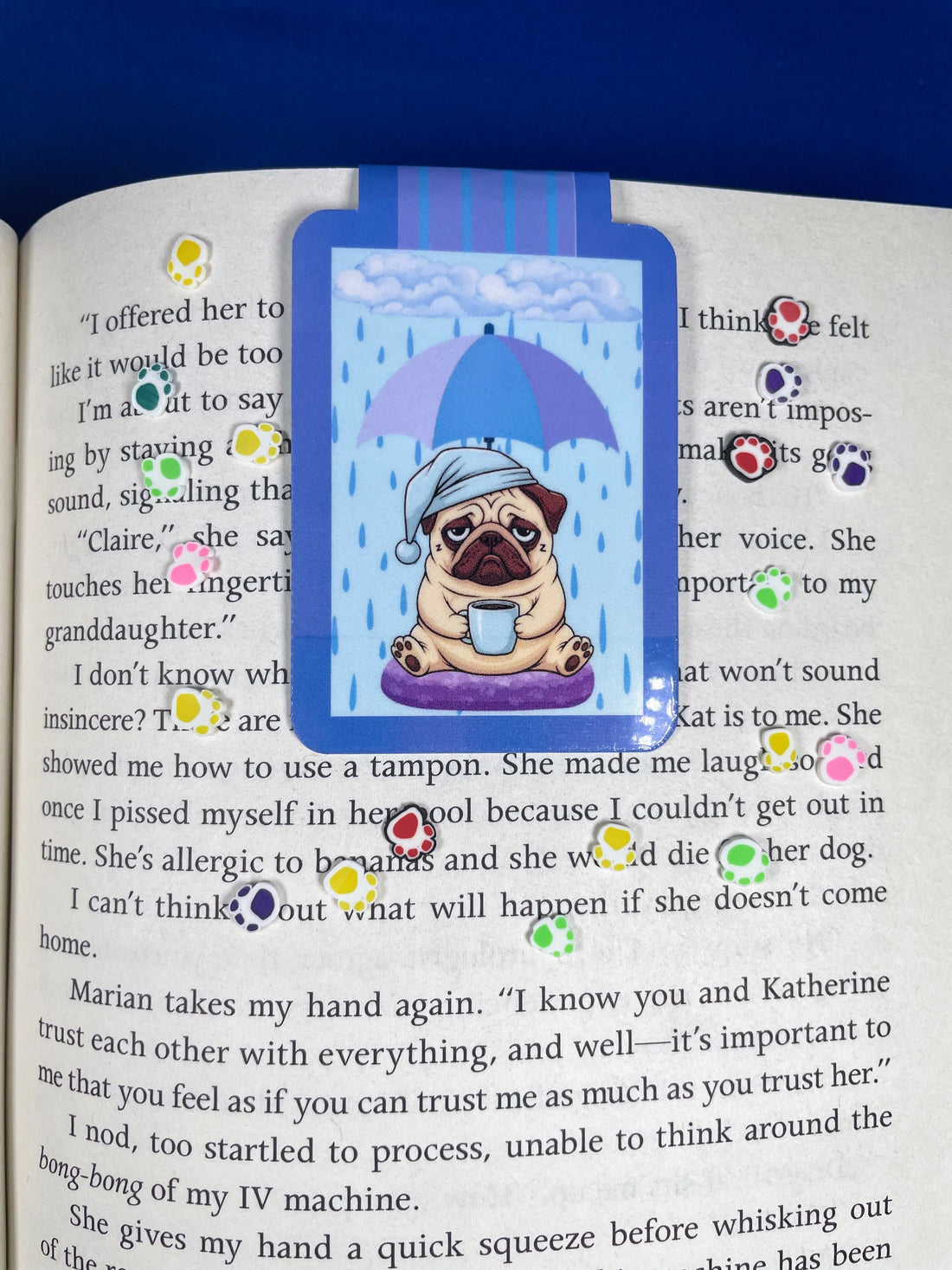 Rainy Dog Magnetic Bookmark Autumnmist Boutique