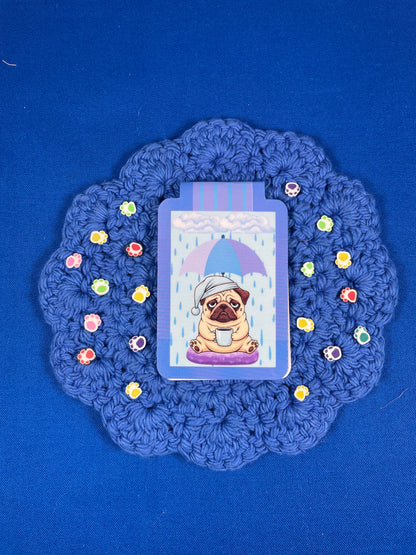Rainy Dog Magnetic Bookmark Autumnmist Boutique