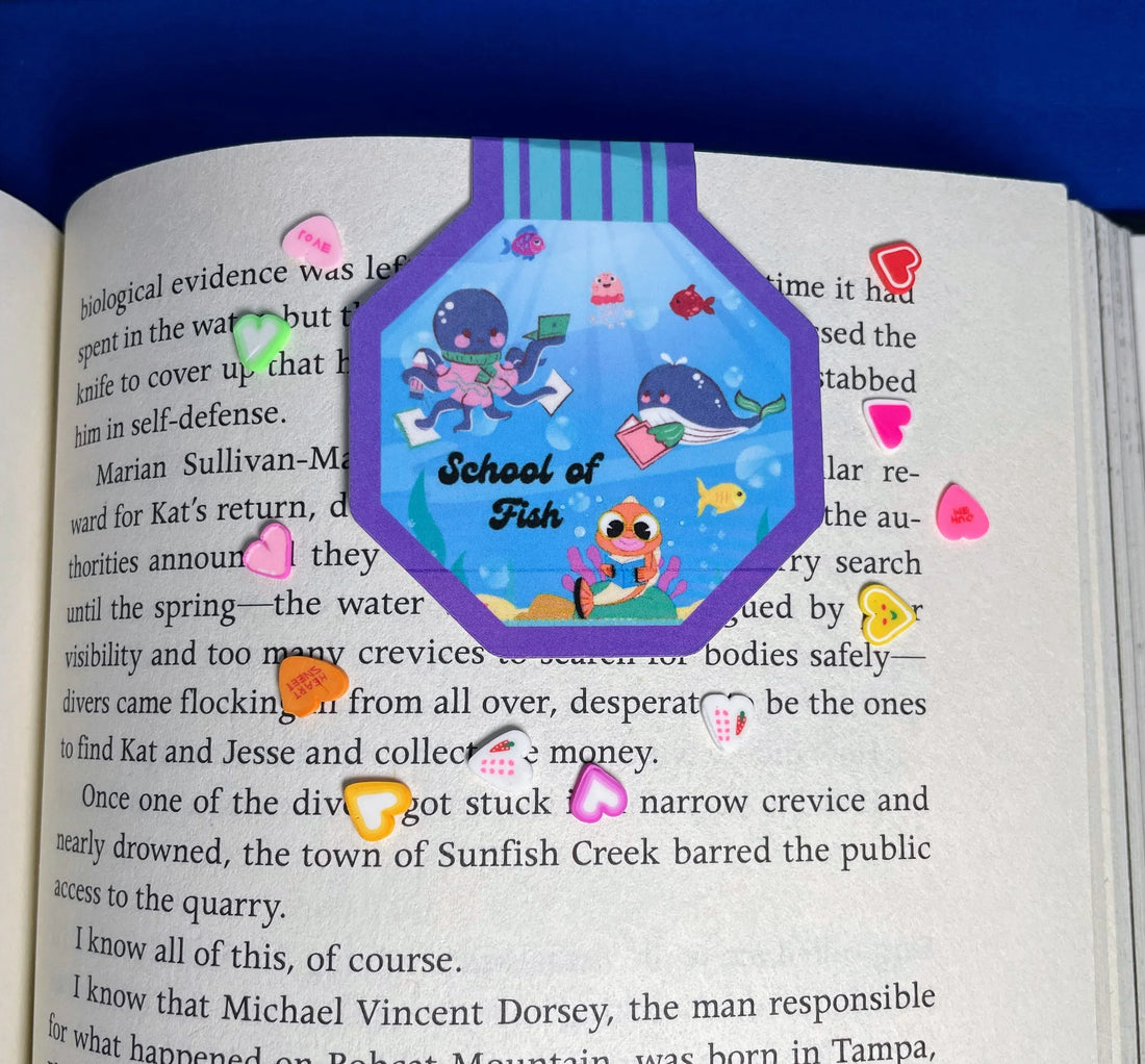 Underwater Friends Magnetic Bookmark - Autumnmist Boutique
