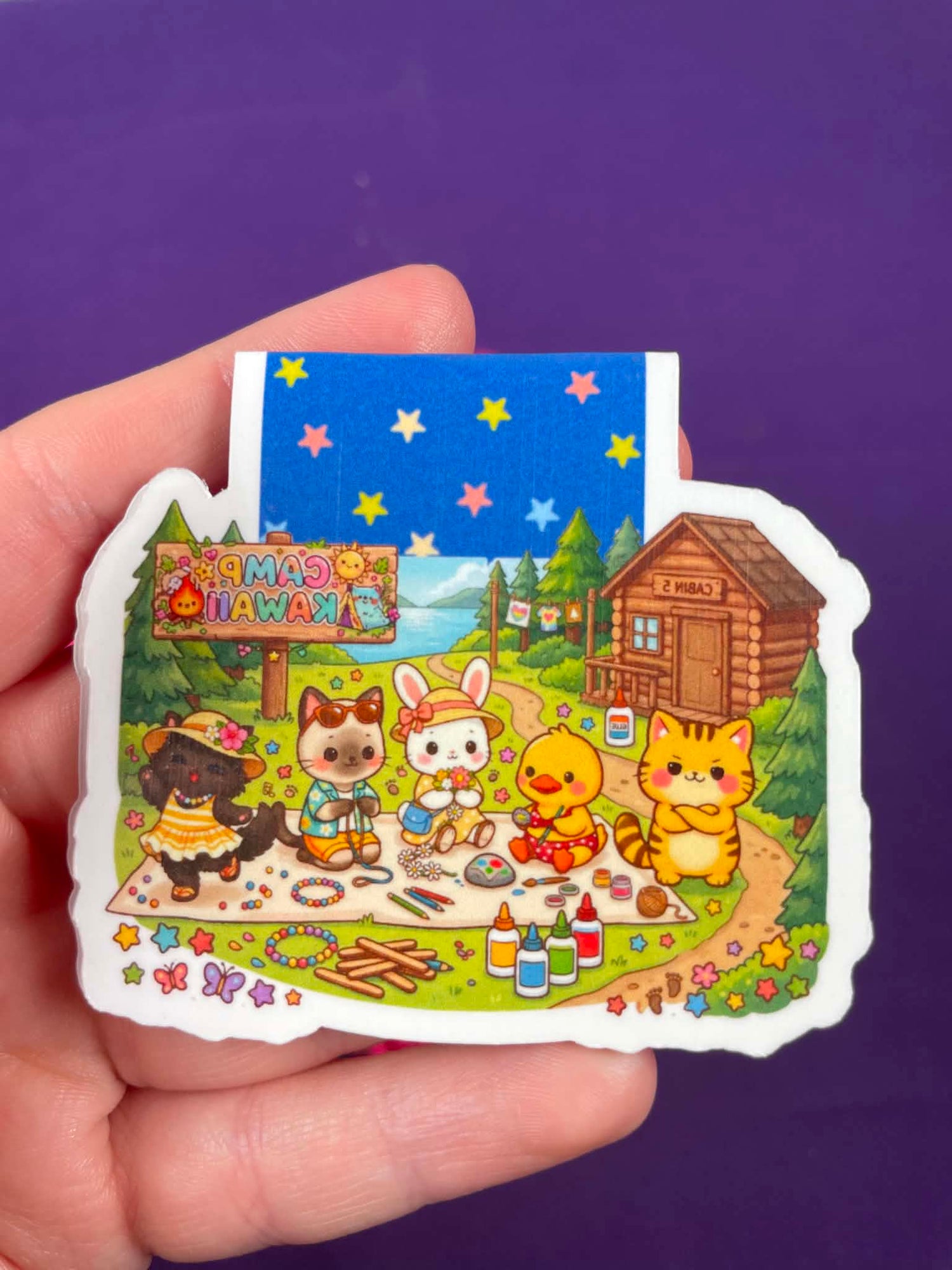 Camp Kawaii Arts &amp; Crafts Magnetic Bookmark Autumnmist Boutique