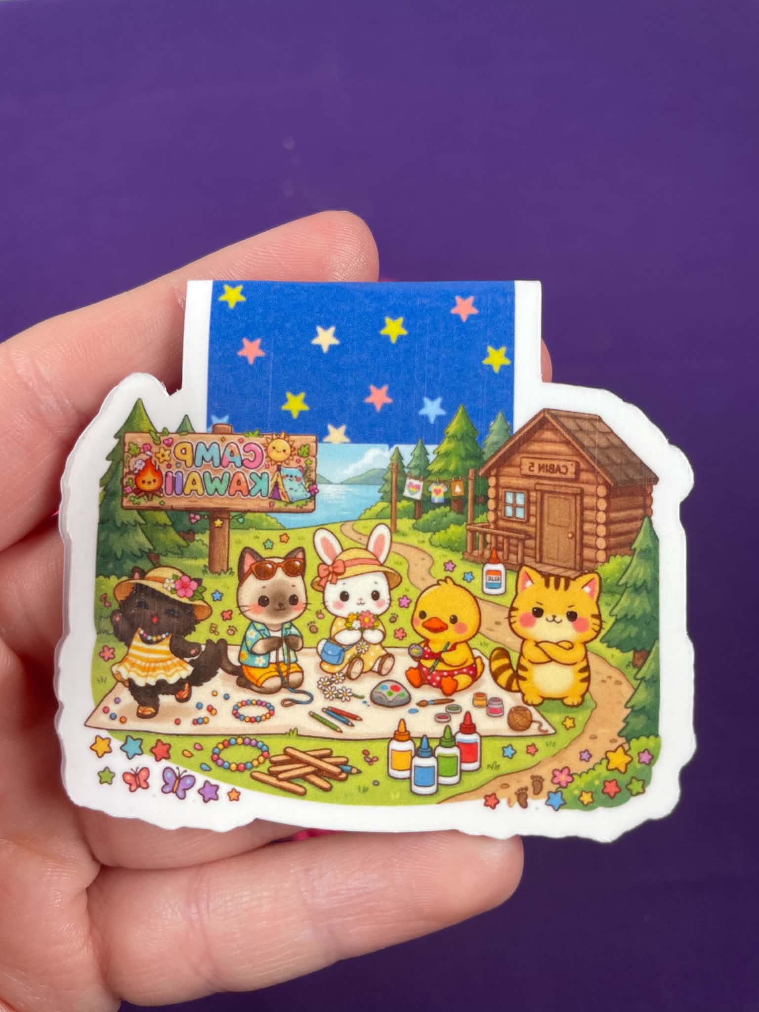 Camp Kawaii Arts &amp; Crafts Magnetic Bookmark Autumnmist Boutique