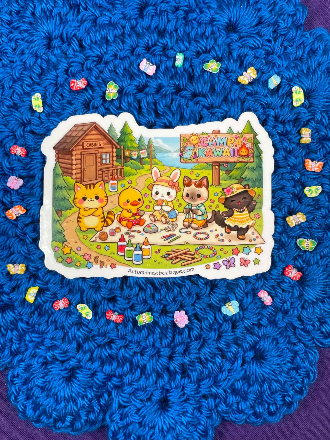 Camp Kawaii Arts &amp; Crafts Vinyl Sticker Autumnmist Boutique