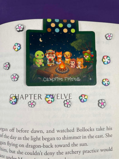Camp Kawaii Starlight Campfire Magnetic Bookmark Autumnmist Boutique