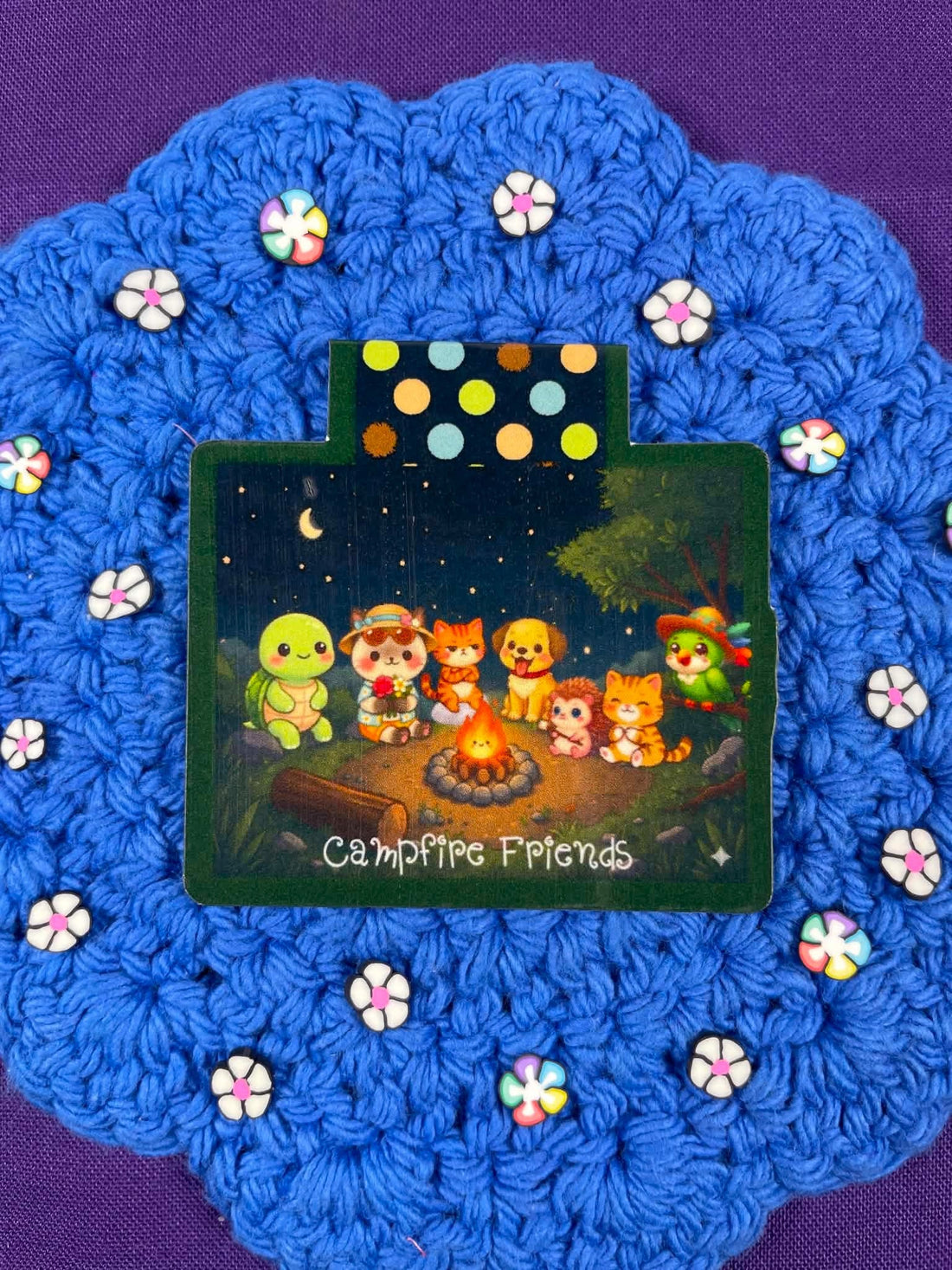 Camp Kawaii Starlight Campfire Magnetic Bookmark Autumnmist Boutique