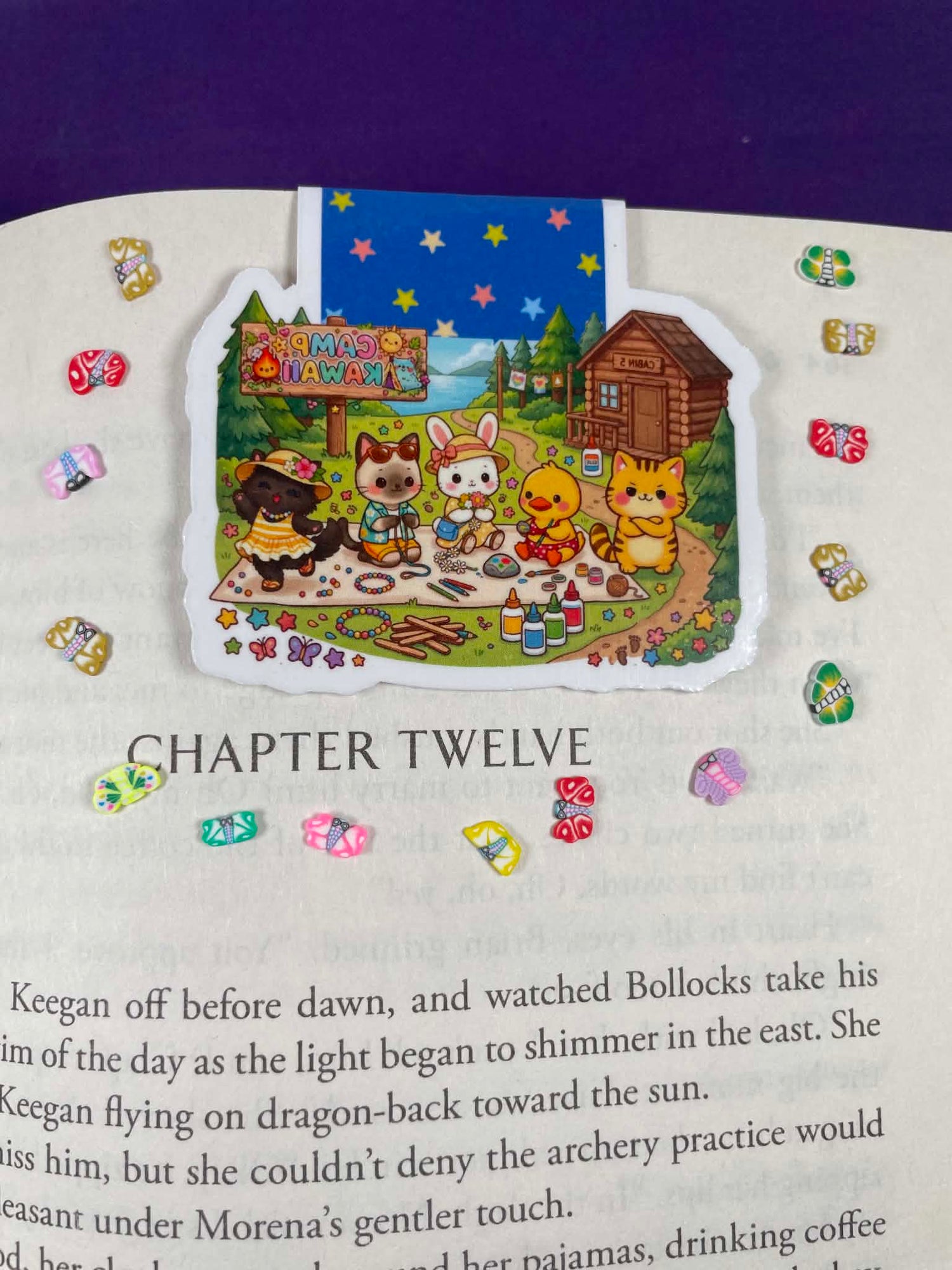 Camp Kawaii Arts &amp; Crafts Magnetic Bookmark Autumnmist Boutique