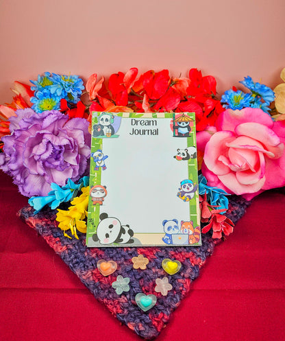 Panda Dream Journal Notepad