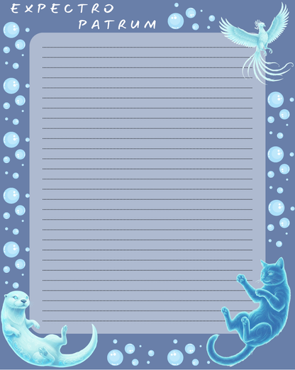 Expecto Petronum Notepad 4.25" x 5.5" Autumnmist Boutique