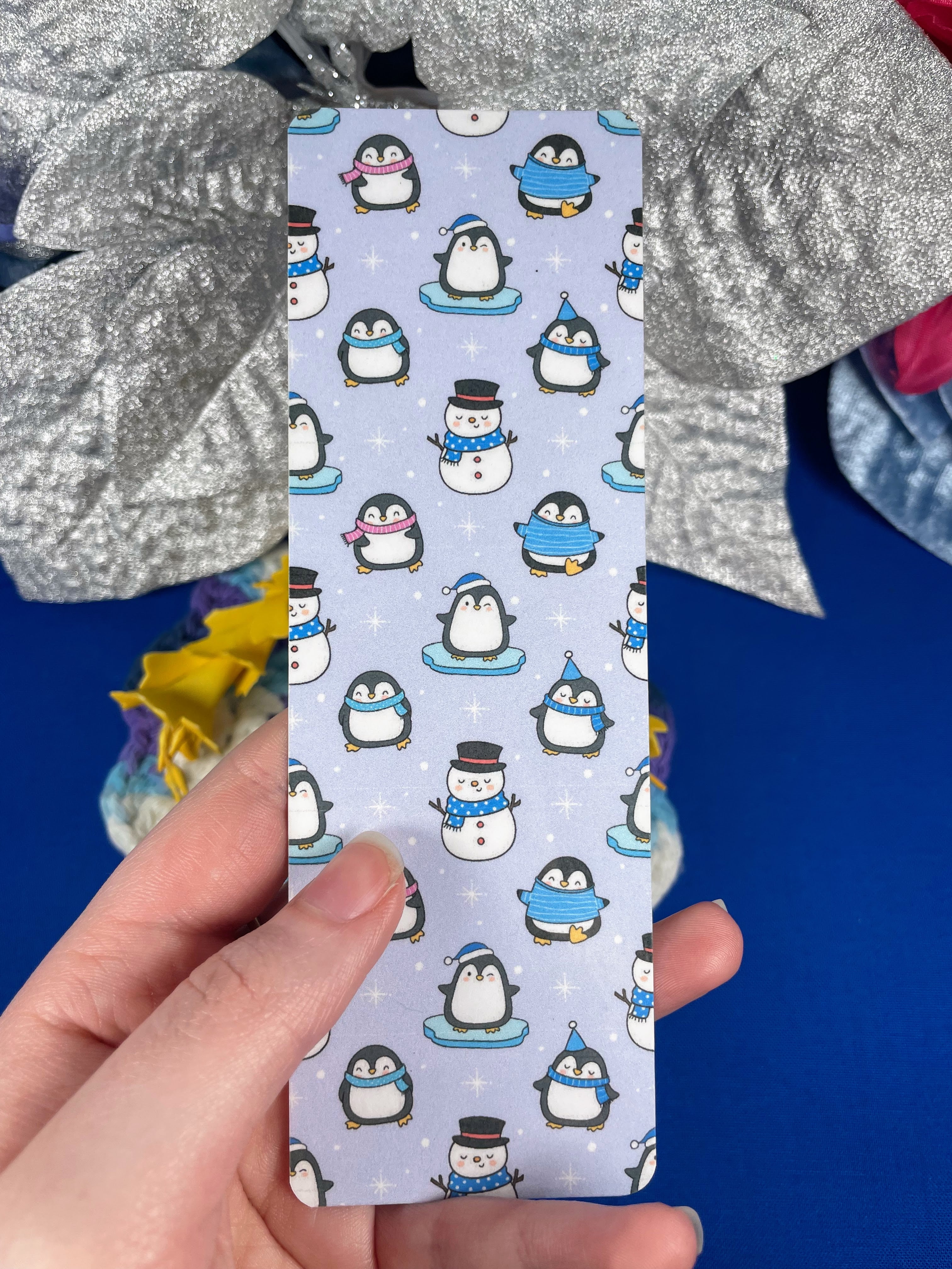 Frosty Friends Laminated Bookmark Autumnmist Boutique