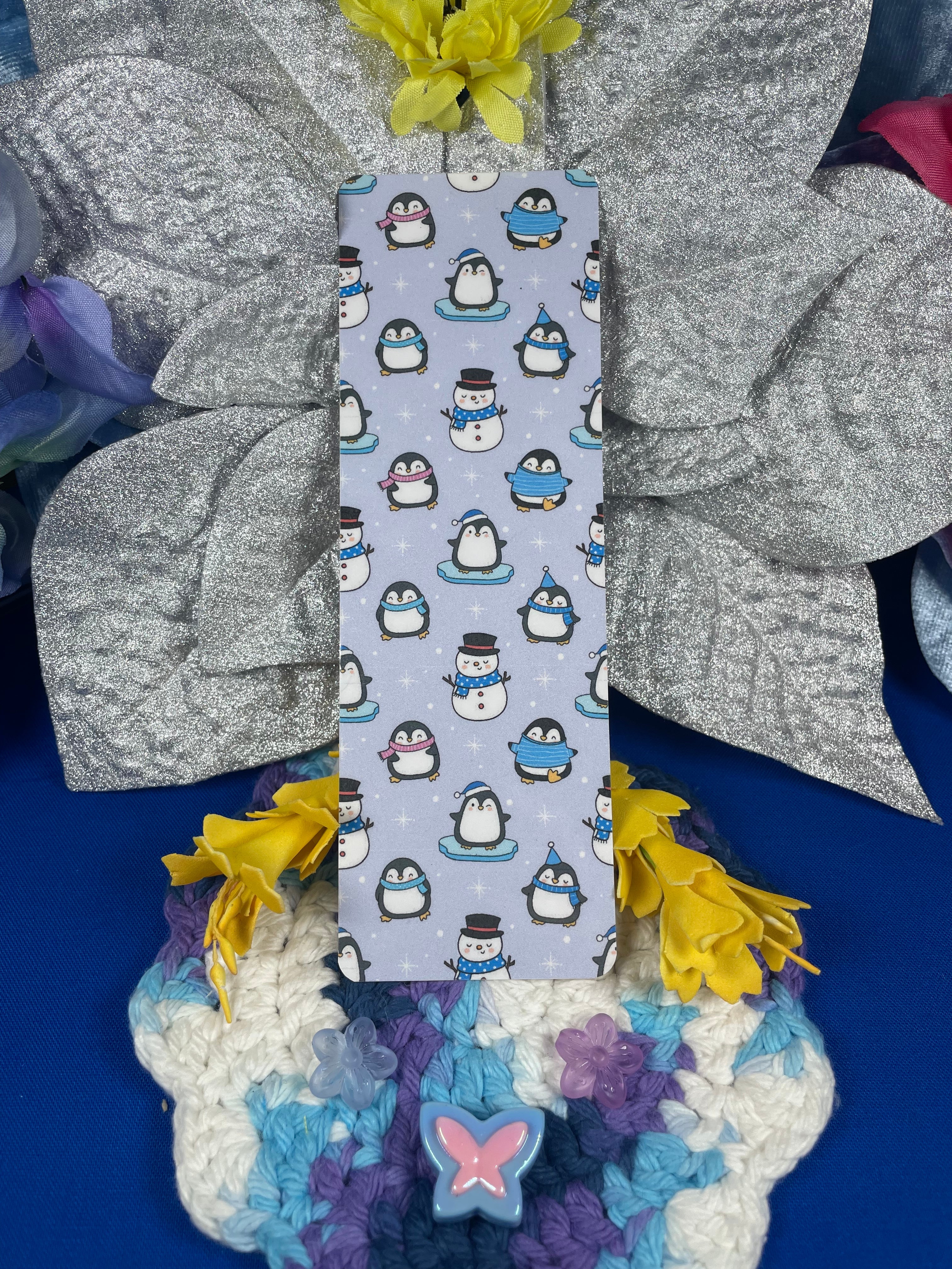 Frosty Friends Laminated Bookmark Autumnmist Boutique