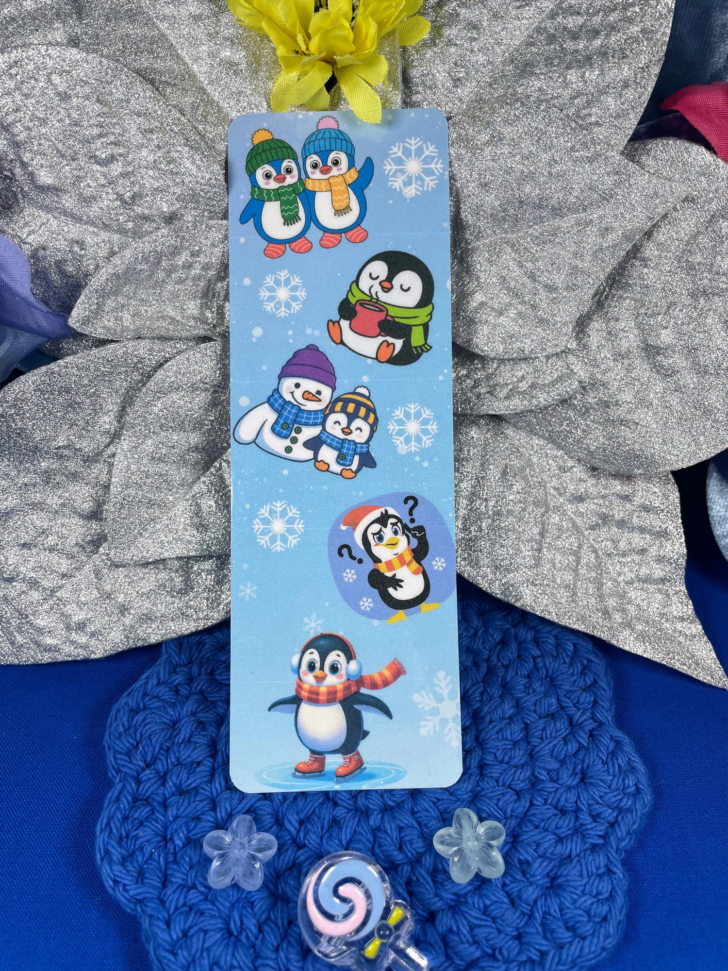 Flippers &amp; Frosty Laminated Bookmark Autumnmist Boutique