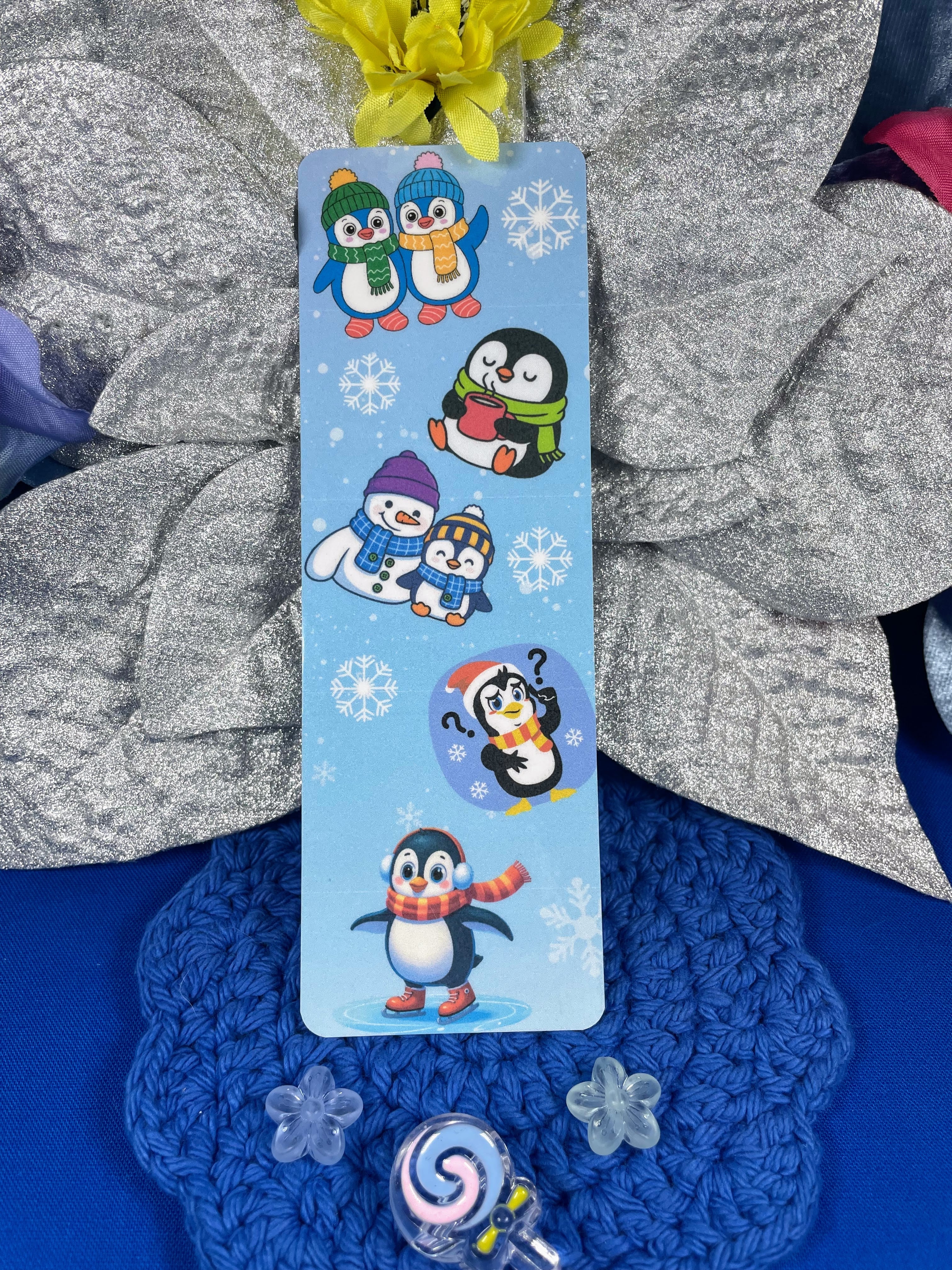 Flippers &amp; Frosty Laminated Bookmark Autumnmist Boutique