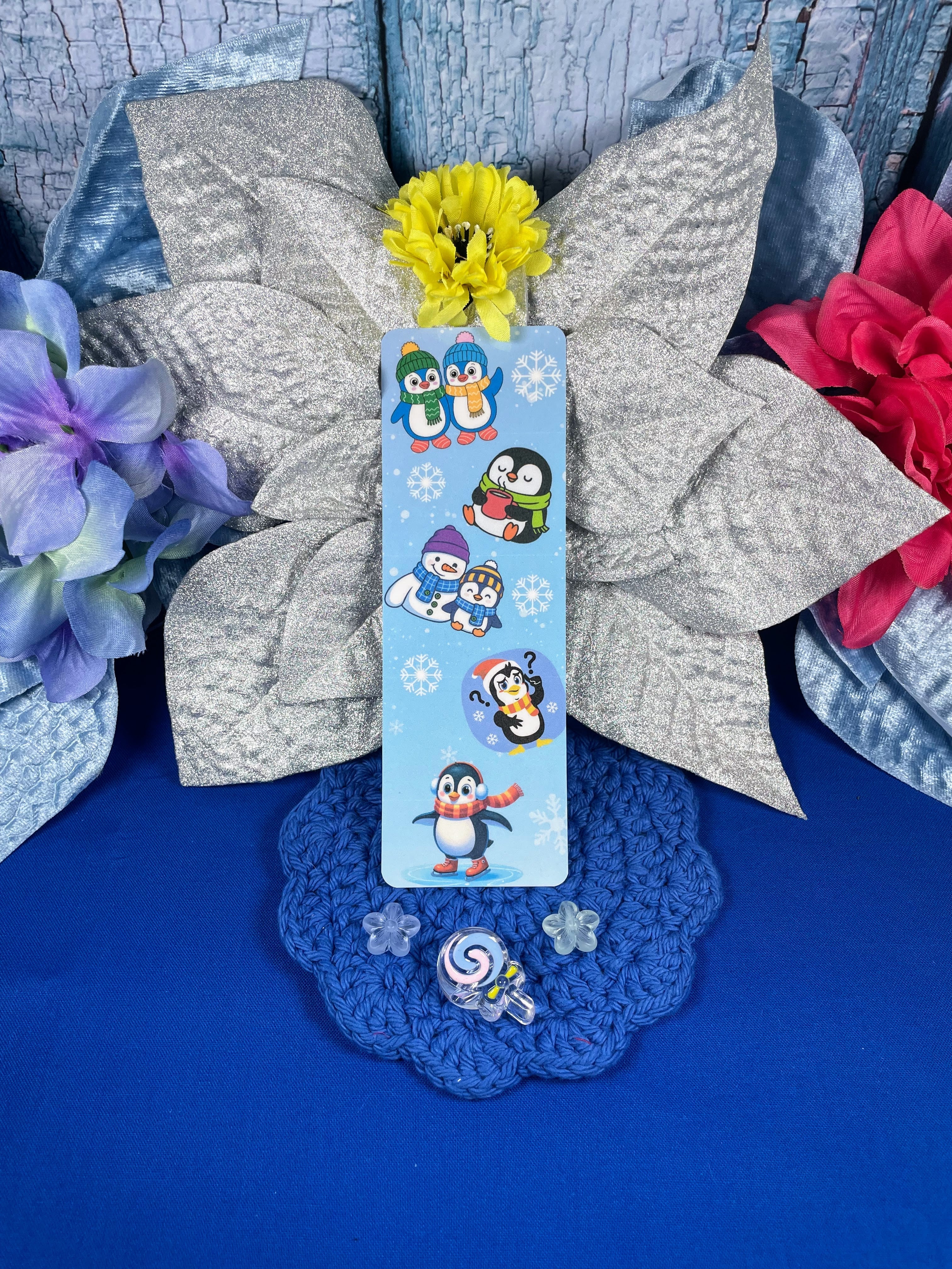 Flippers &amp; Frosty Laminated Bookmark Autumnmist Boutique