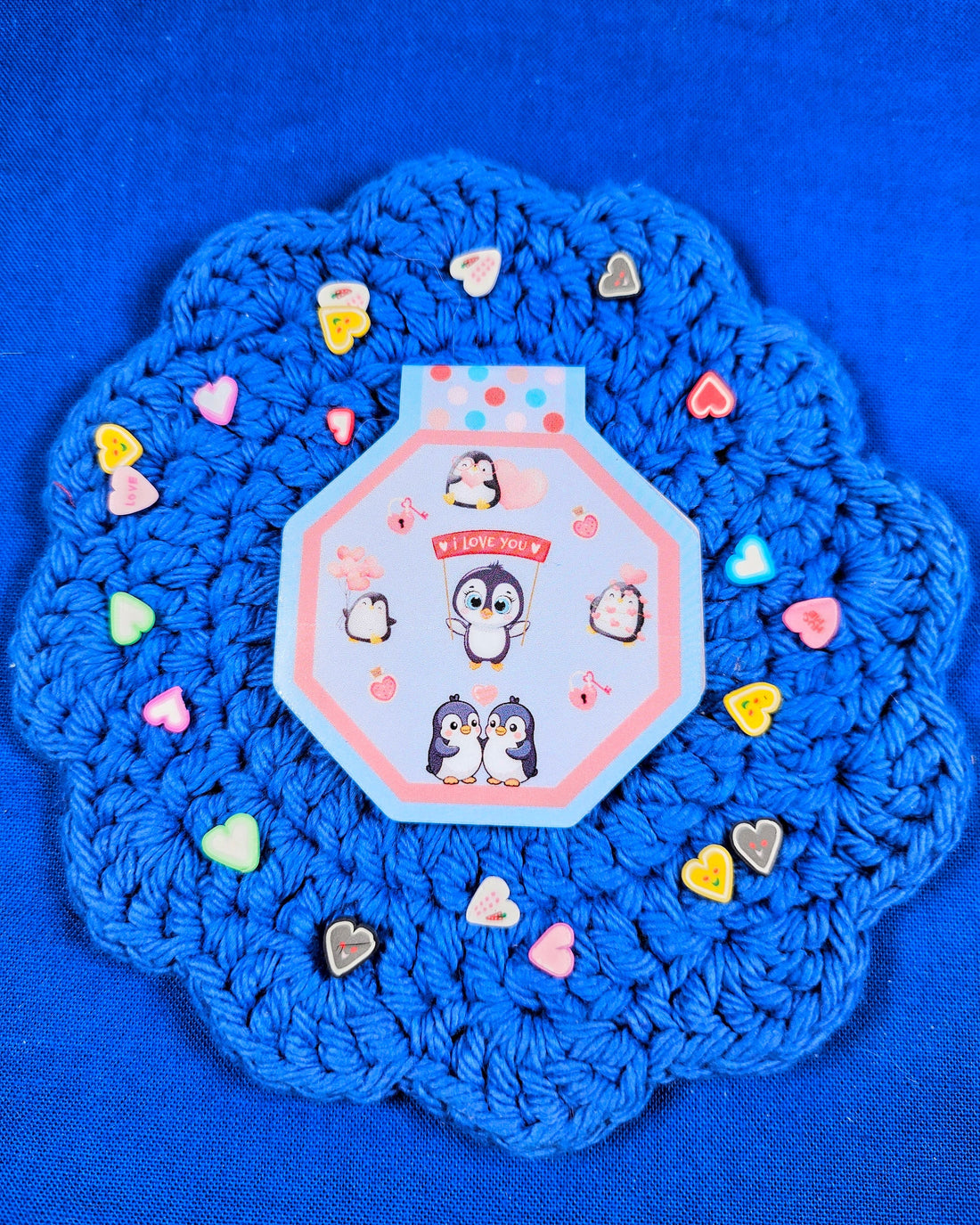 Penguin Kisses &amp; Heart Wishes Magnetic Bookmark Autumnmist Boutique